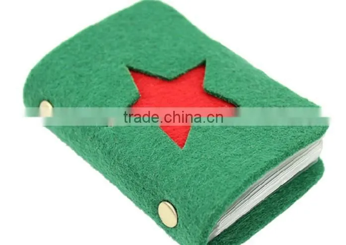 South Korean new retro Felt card holder 24- card magnetic card folder for lady wallet size for carry fashion and sunshine desgin
