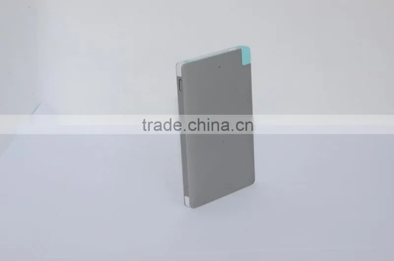portable power source credit card power bank 4000mAh recharger power bank pcba