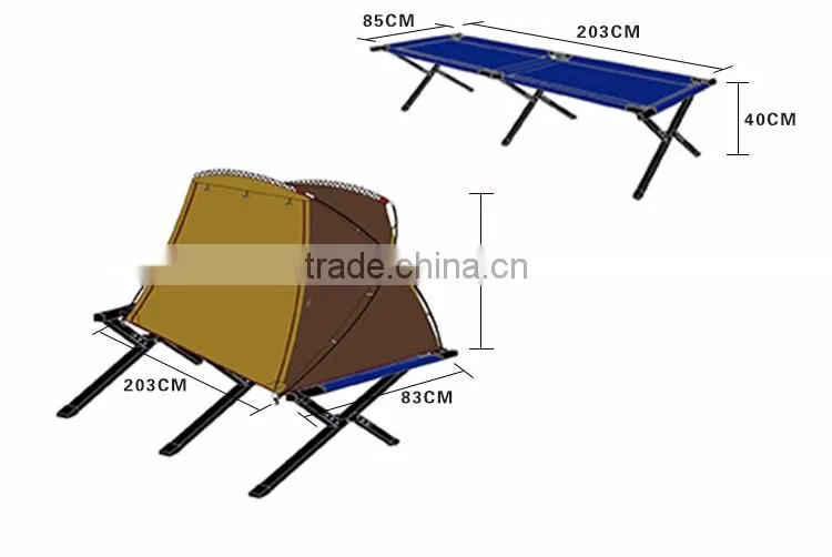 Outdoor camping cabin Tent Cot with tent bed