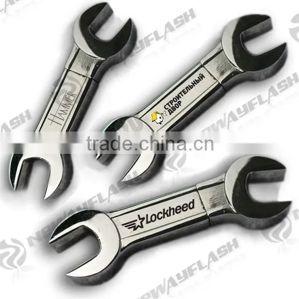 Wholesale low price spanner shape usb disk