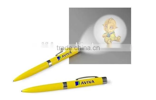 Office Stationery Led Projector Pen With Image Logo,ABS +aluminum Material led projector penLed Projector pen for gift,