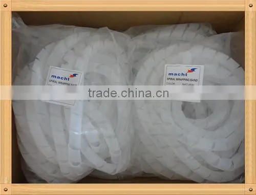 industrial plastic wire tightener 14mm spiral cable
