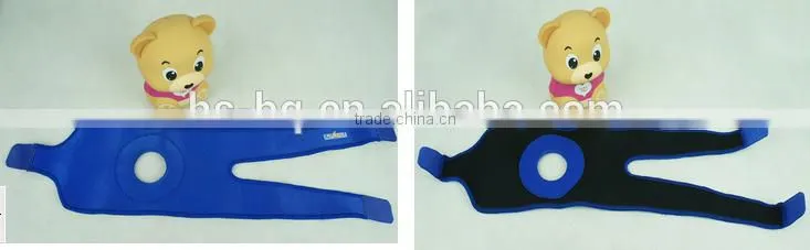 Black sports knee bandage wrap