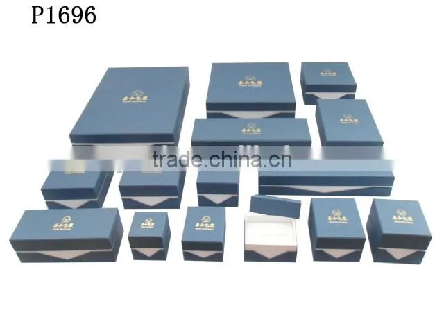 P1696R New Design Top and Bottom Shape Cardboard Paper Jewelry Ring Box