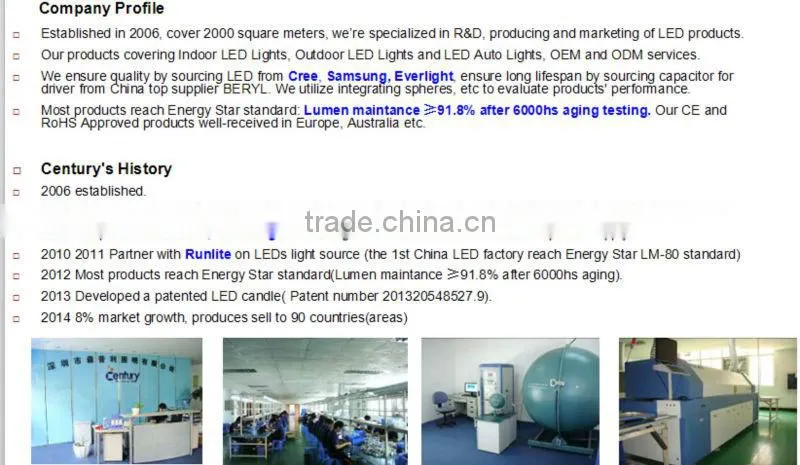 Hottest new 2016 led bulb light lamp Shenzhen factory e27 8w led light bulbs