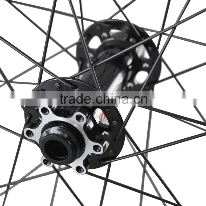 2016 ICAN BIKE 26er 32/32h Fat Bike Carbon Wheels Snow Bicycle 65mm Wide Hookless bulk bike parts FW65-TL