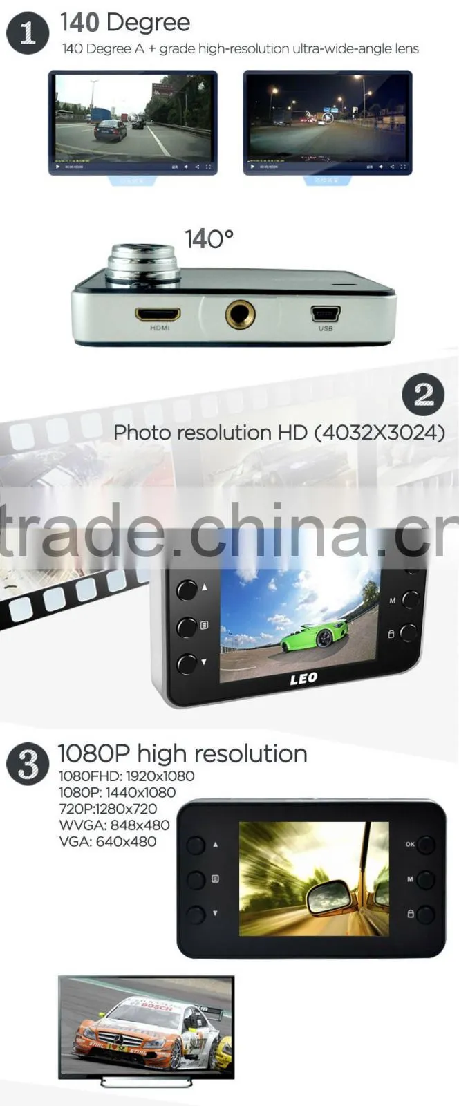 1080p manual car camera hd dvr,2.7 inch night vision car dvr camera,car camera recorder
