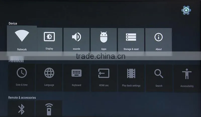 Vensmile s905 amlogic 4k google android 5.1 smart tv box K1 PLUS amlogic s905 quad core tv box Android 5.1.1s905 amlogic 4k