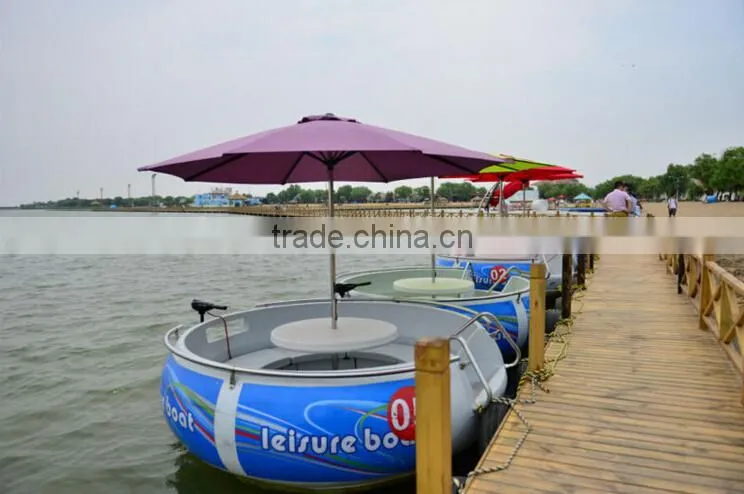 Leisure boat Round electric water BBQ donut boat