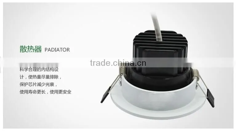 LED Ceiling Lamp 3w 5w 7w 9w 12w 15w 18w LED Spotlights Dimmable LED Downlight