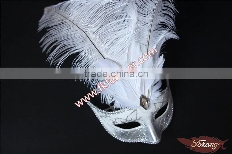 Black Plastic Masquerade Batman Mask For Venetian Party