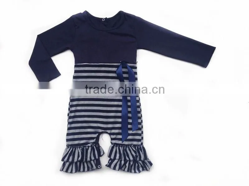 Factory direct sale organic cotton baby bubble romper pretty design infant romper wholesale baby romper suit