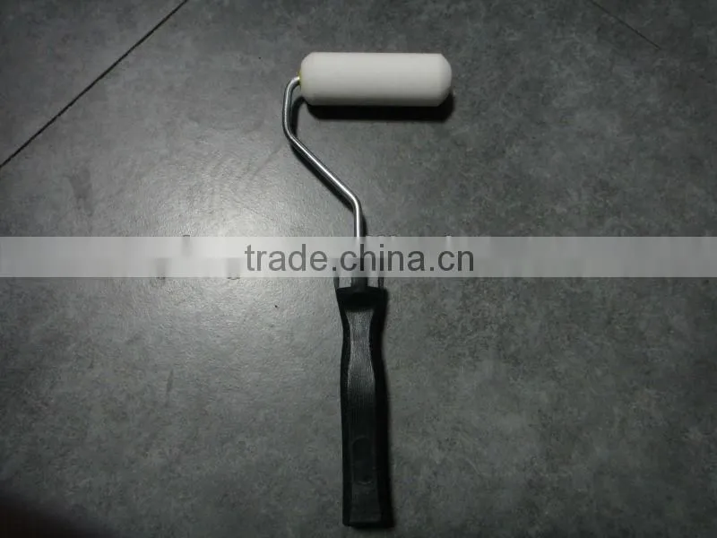 Round head Low density white foam paint roller