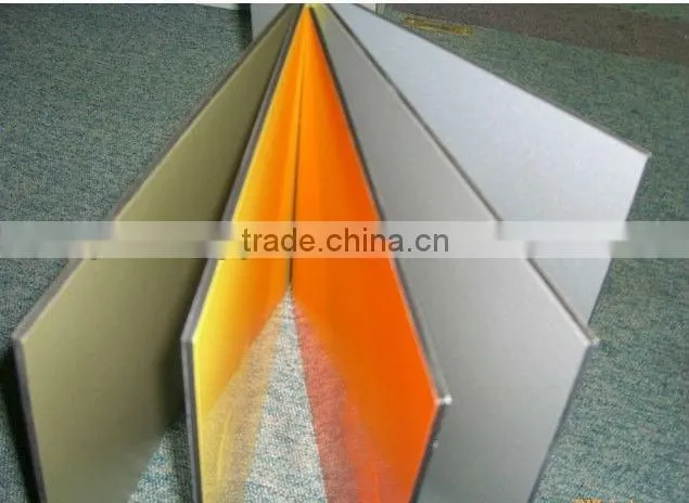PVDF coated griotte grain aluminum plastic composite laminate