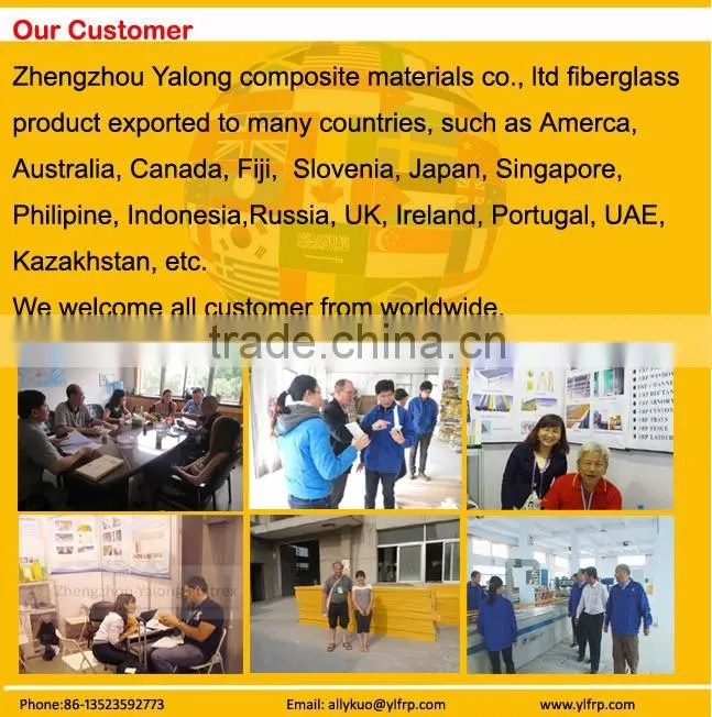 anti-corrosion industrial fiberglass profile, industrial pultruded frp profile