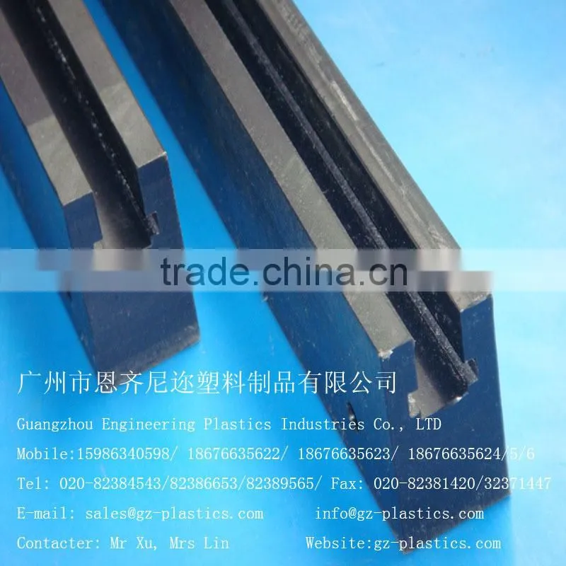 White PE-HD 1000 Guide with Anti-Corrosion Resistance