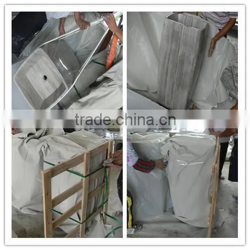 Hot selling white stone basin in xiamen