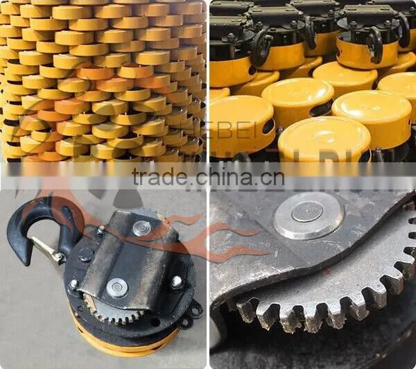 CE Certificate HSZ round type chain block 10 ton hand operated Chain hoist
