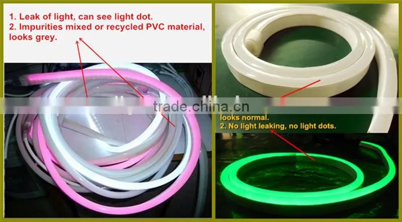 12V mini outdoor flexible LED neon flex rope lights