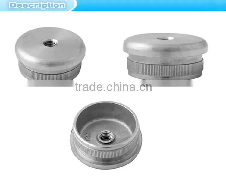 stainless steel copper threaded tube end caps pipe end cap steel