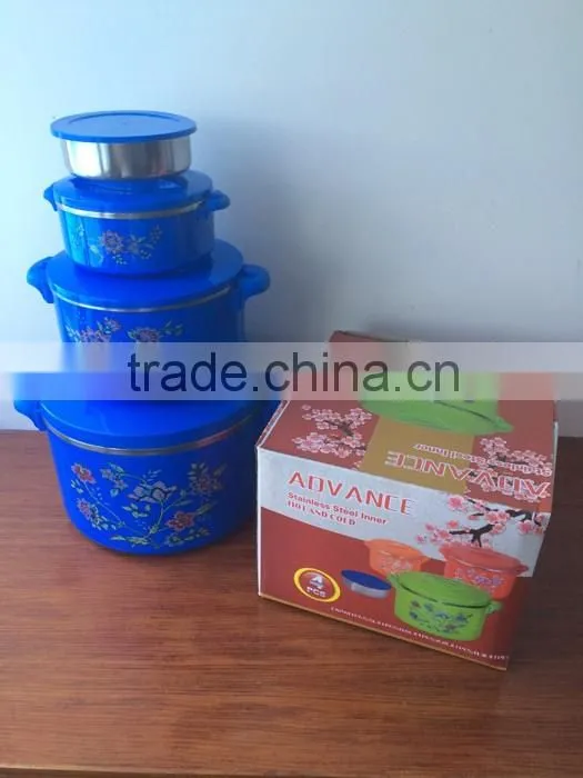 2011 plastic stainless steel thermos casserole