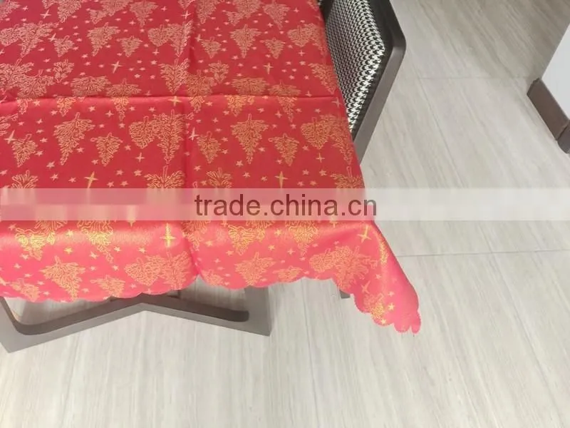 polyester jacquard fabric dinning table cloths