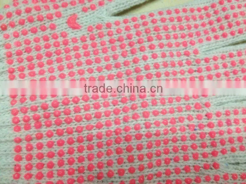 Dotted PVC Cotton Working Gloves