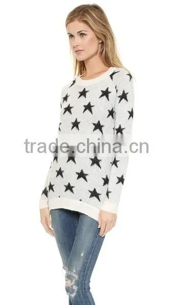 jiaxing ladies elegant sweaters plus size woman casual lady pattern knitwear 2014