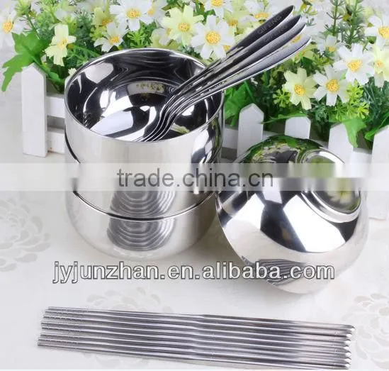 Portable dinnerware of 6pcs as set with low price and high quality