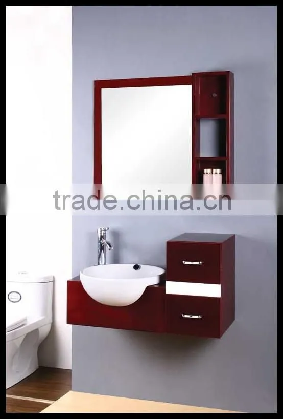 Best quality solid wood bathroom furniture poland YL-9024