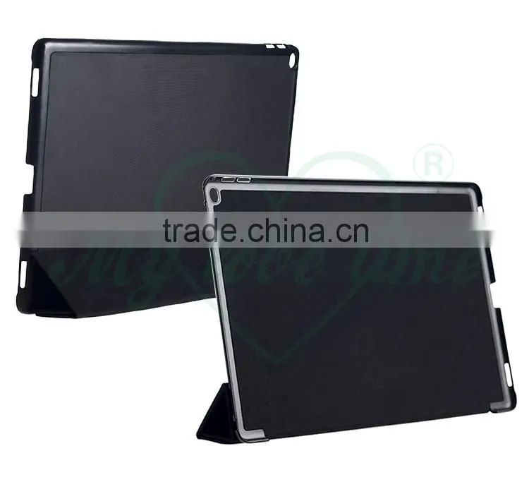 Factory Newest Leather Tablet Holster for Ipad pro with Stand