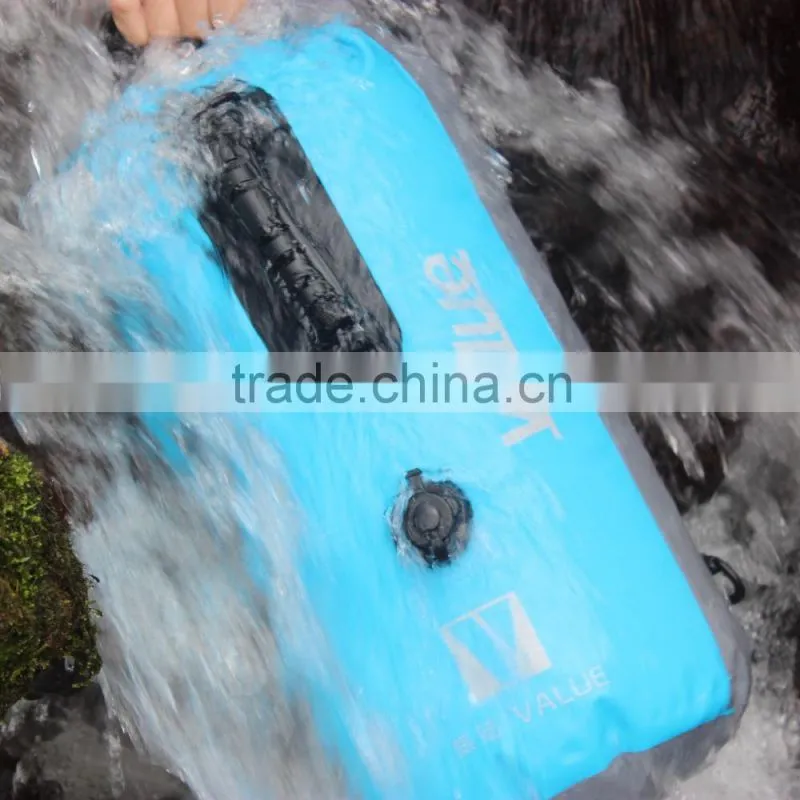 High quanlity swimming pvc sack net clamp cloth 500D waterproof dry bags