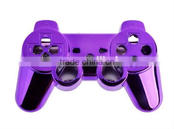 High quality Purple chrome shell housing for PS3 controller promotion Full Shell