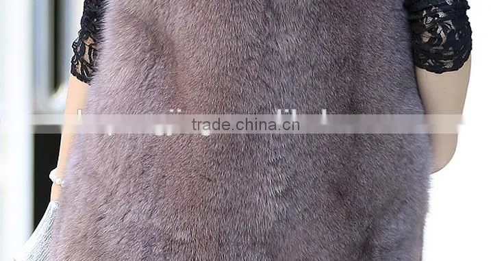 2015 fashional hot sale fox fur vest for women