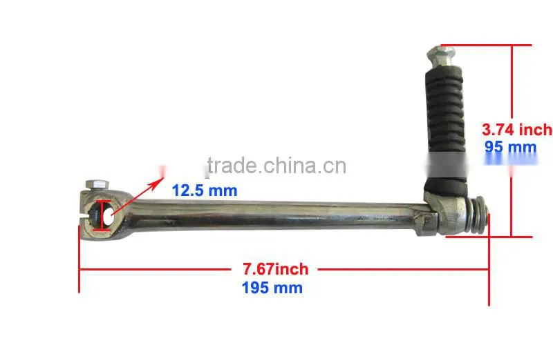 Pit Bike kick start motorcycle parts 110cc 120cc 125cc 140cc Fold Back