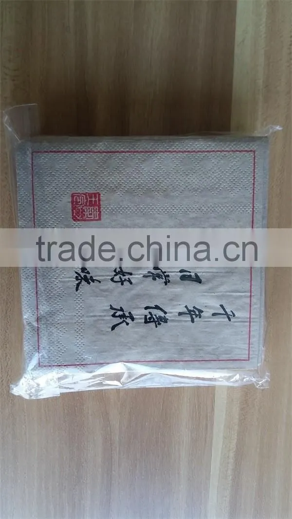 2016 Hot sale 25*25cm 1-3 ply Dinner Napkins printed