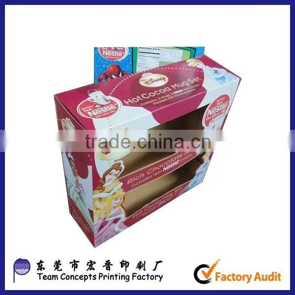 customized paper corrugated window packaging box