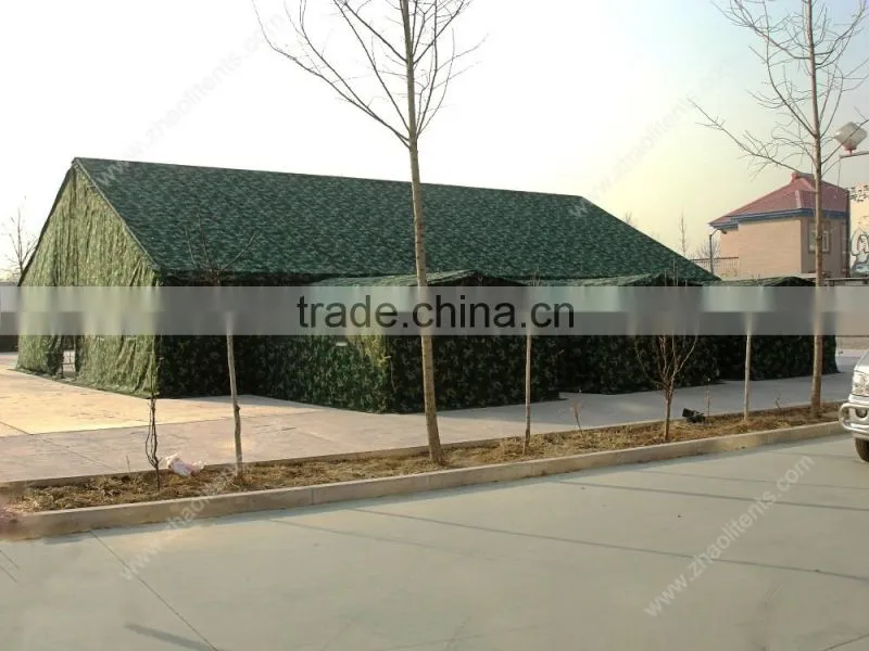 waterproof and windproof for refugee camp relief military tent