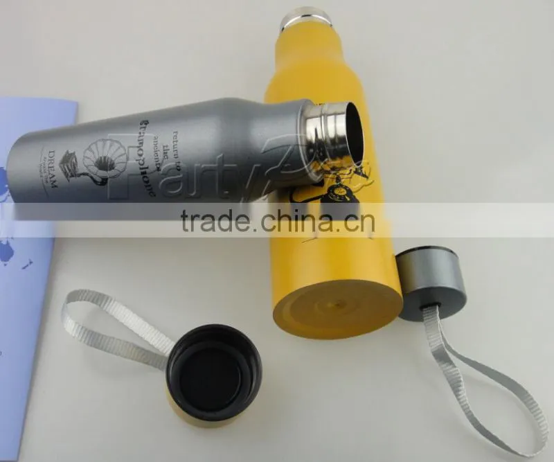 Partypro 2015 New Products Custom Logo 750ml Stainless Steel Water Bottle