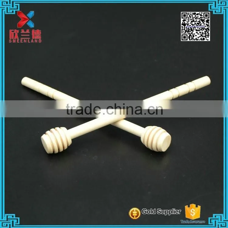 Long Handle Beech Wood Honey Dipper Stirring Rod Wooden Muddler Honey Stick