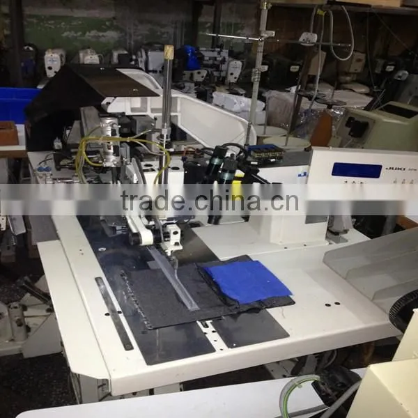 useful lower price high quality used juki APW-195N double needle Pocket welting sewing machine