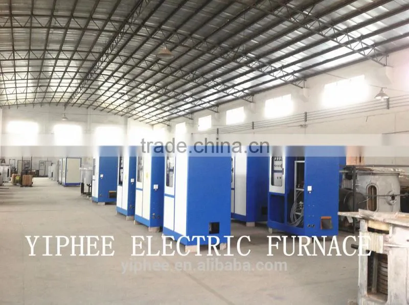 1500KG electric induction melting furnace for aluminum copper iron