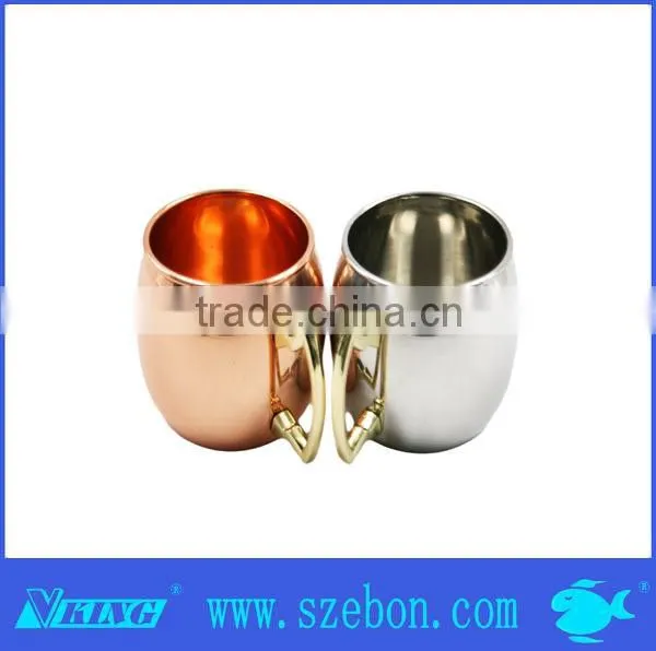 High quality classical stainless steel color mule mug for standard life