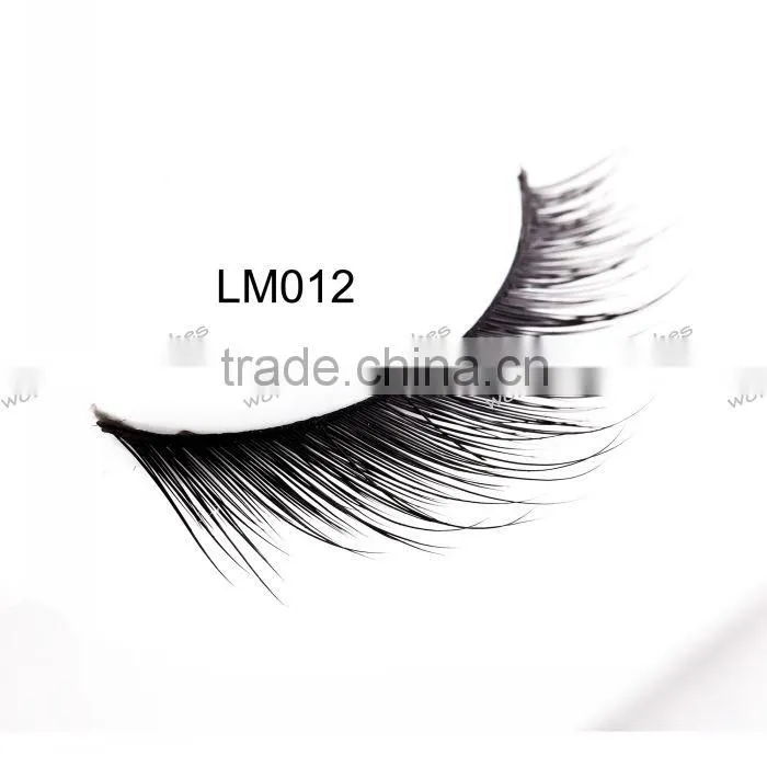 real mink false eyelash with private labeling siberian mink fur strip eyelash