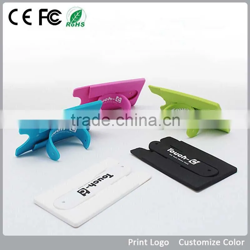 cell phone credit card holder, silicone mobile phone card holder, magnetic phone holder