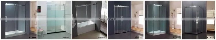Bath Sliding Shower Screens/Bathtub Glass shower cabinets for small bathrooms KD8114