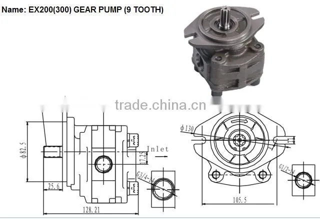 Sell KYB brand gear pump for P20250A-13 P20350A P30350A-14