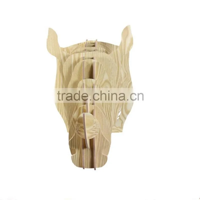 North-Europe Style Wall Hanging Art Home Decoration animal Wooden Craft