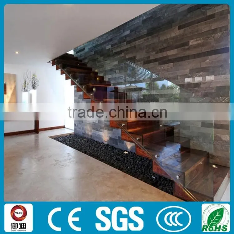 modern interior wood floating stairs supplier from China