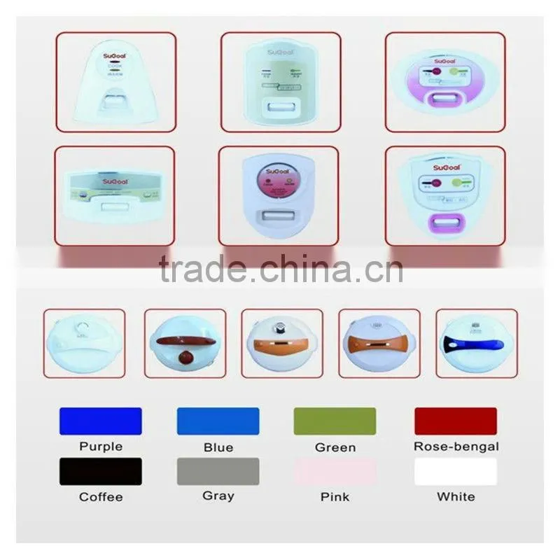 1.8L Stainless Steel Rice Cooker with Steam Tray